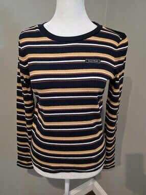 NWT Wild Heart Ribbed Long Sleeve Top, XS/S